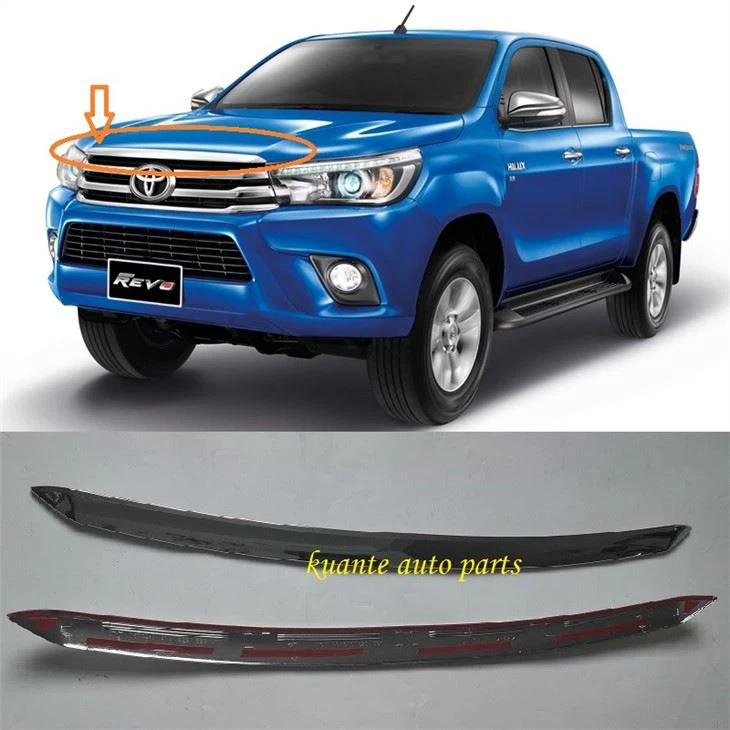Suku Cadang Mobil, Kap Mesin Chrome Moulding Untuk Toyota Hilux Revo 2015 75770-0K310