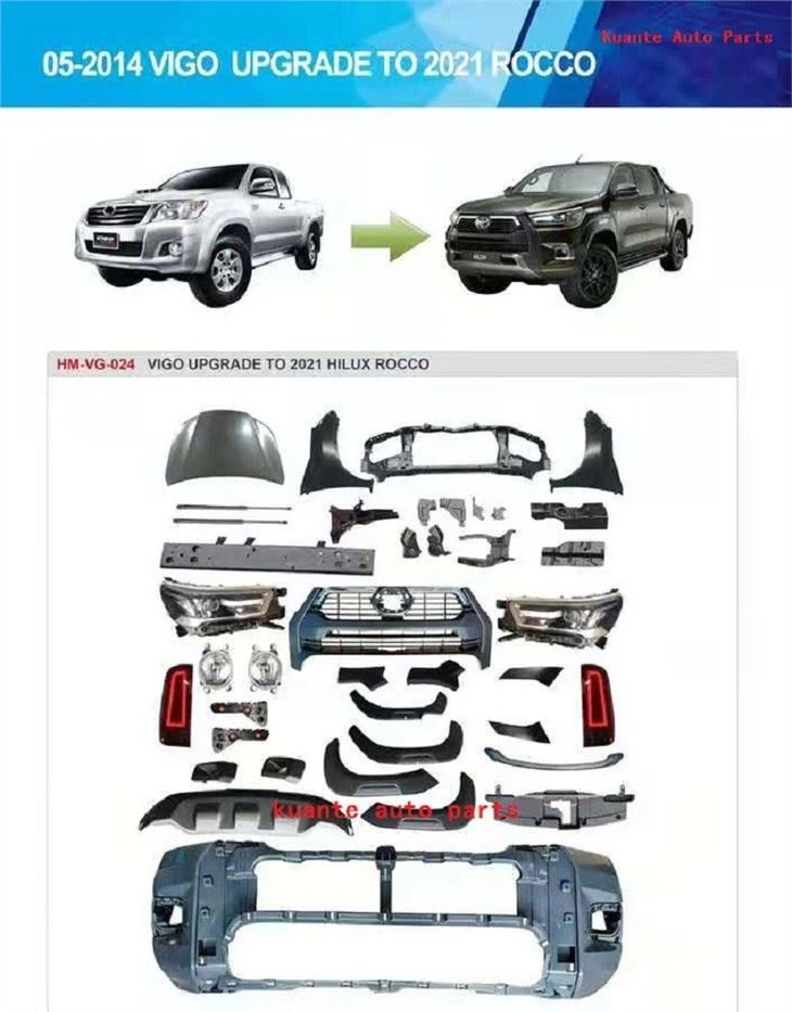 Car Body Parts Kits For Hilux Vigo 2005-2014 Upgrade Body Kits