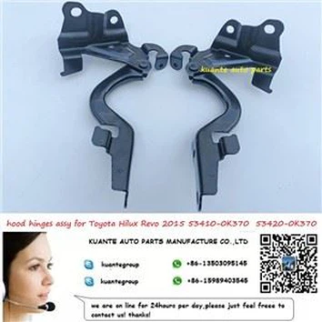 Rakitan engsel kap mobil untuk Toyota Hilux Revo 2015 53410-0K370 53420-0K370