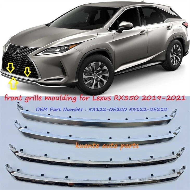 RX350 front grille moulding