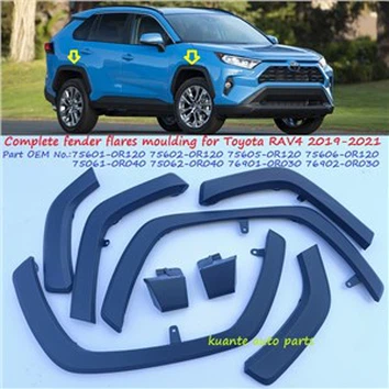 Cetakan Fender Flare Mobil Untuk Toyota RAV4 2019-2021 75601-0R120 75602-0R120 75605-0R120 75606-0R120 75061-0R040 75062-0R040 76901-0R030 76902-0R030